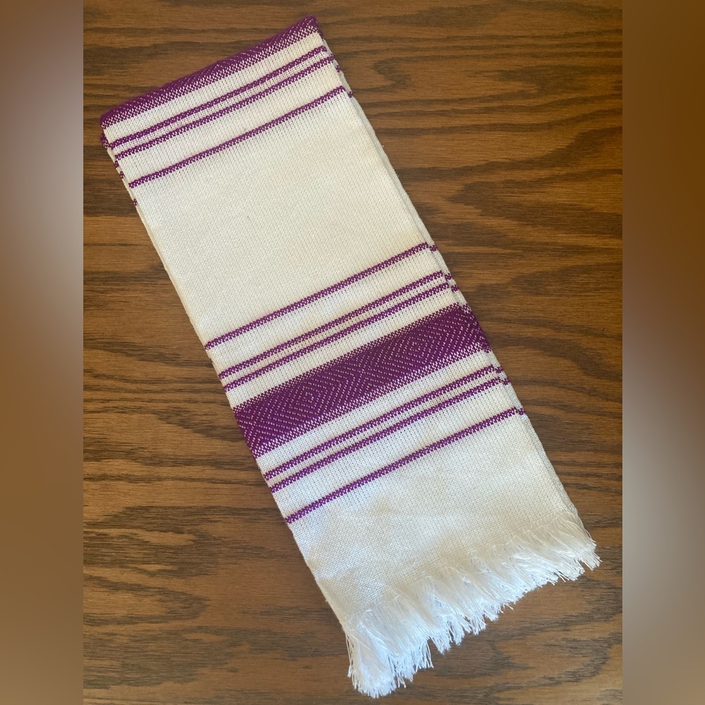 Artisan Woven Mexican Tea Towel, Hand Towel, Boho Chic, Kitchen, Serape